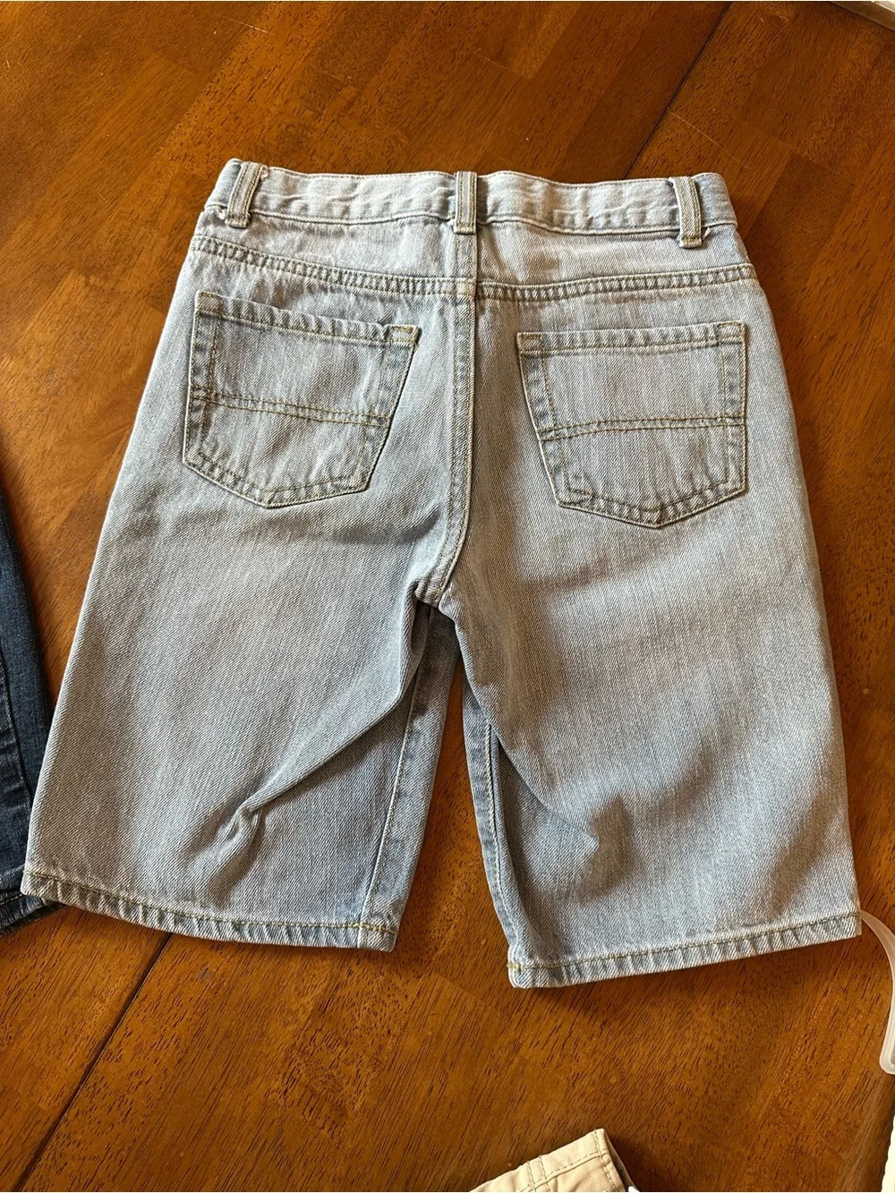 Place Denim Shorts - Dark Blue and Light Blue